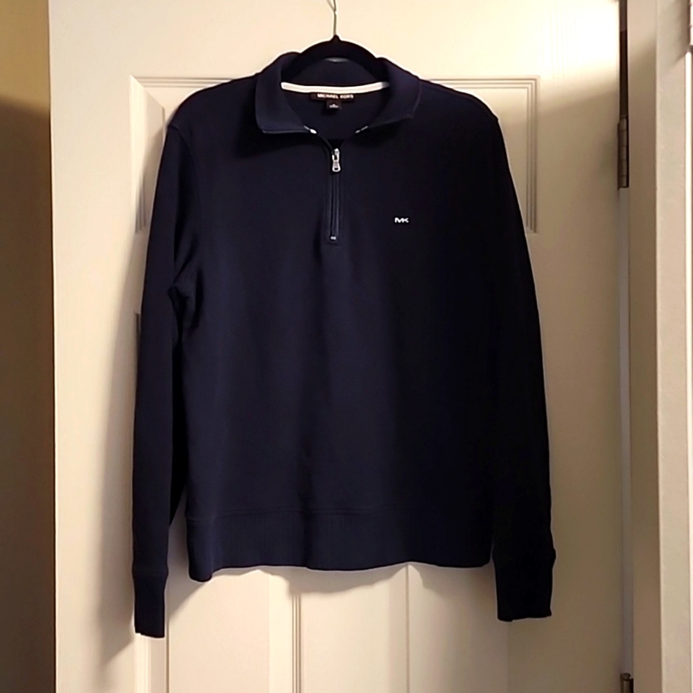 Michael Kors Men's Blue 100% Cotton Sweater